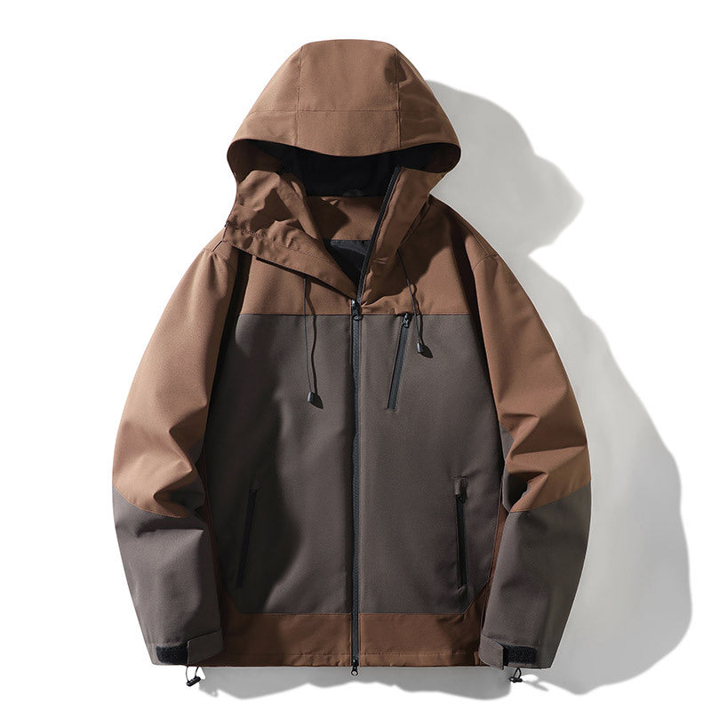 Damen technische Allwetterjacke mit vielseitigem Kapuzendesign und verstellbaren Belüftungsöffnungen EB