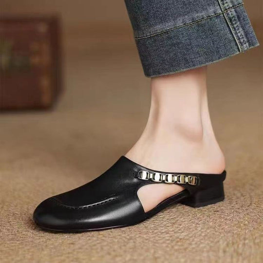 Damen Komfortable Clogs mit elegantem Schnitt und modischen Applikationen EB