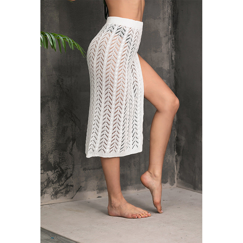 Damen Strandrock im eleganten Häkeldesign EB