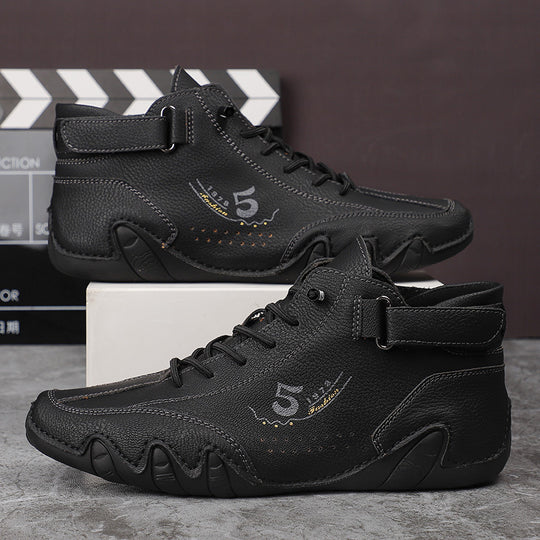 Damen Sportliche High-Cut Sneaker mit rutschfester Sohle EB