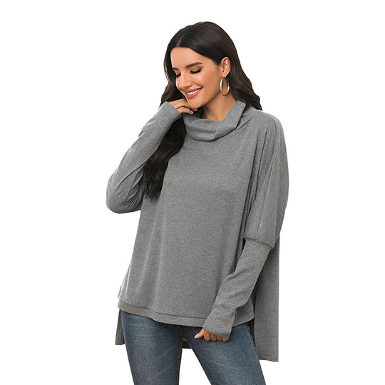 Damen lässiges Longsleeve mit Kapuze EB