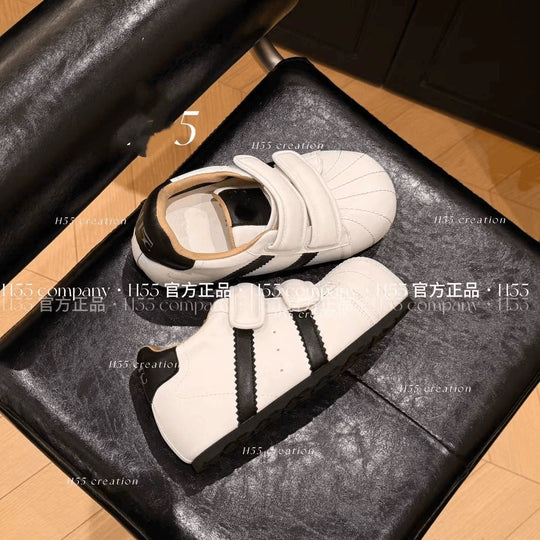 Damen Komfortable Klettverschluss-Sneaker im modernen Design EB
