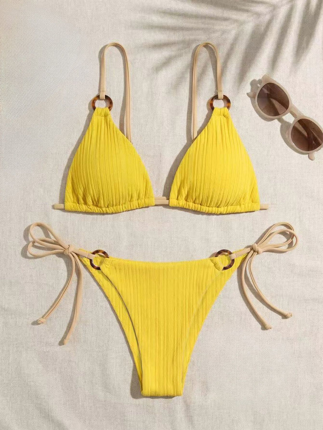 Damen Dreiecksbikini mit verstellbarem Träger EB
