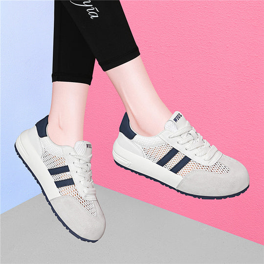 Damen Atmungsaktive Lifestyle-Sneaker mit rutschfester Sohle EB