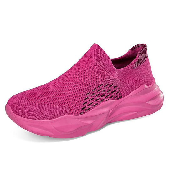 Damen Atmungsaktive Sneaker mit elastischem Strick-Obermaterial EB