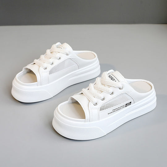 Damen Slip-On Sneaker mit atmungsaktiver Mesh-Oberfläche und sportlichem Design EB