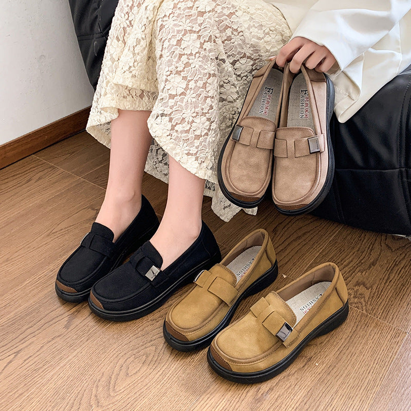 Damen Komfortable Slipper mit elegantem Schnallen-Design EB