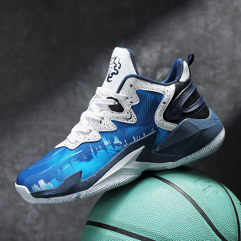 Damen Sportliche Basketball-Sneaker mit innovativem Design und rutschfester Sohle EB
