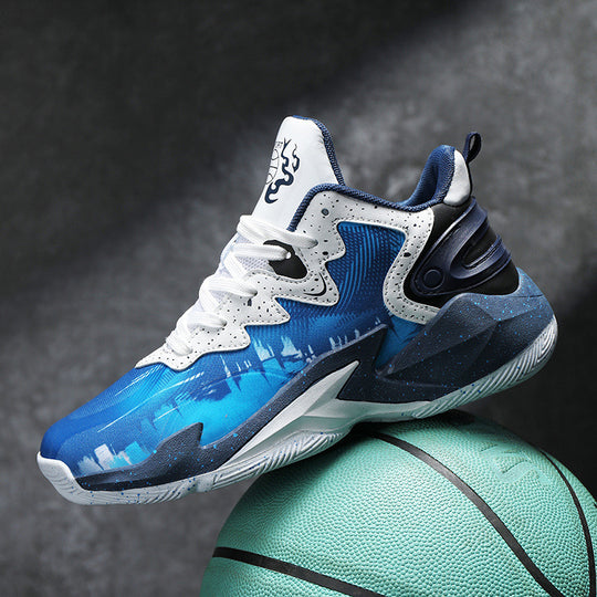 Damen Sportliche Basketball-Sneaker mit innovativem Design und rutschfester Sohle EB