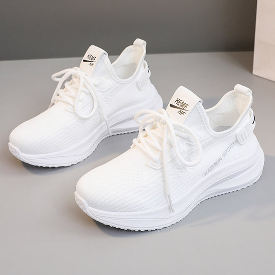 Damen Sportliche Sneakers mit atmungsaktiver Obermaterialstruktur und flexibel dämpfender Sohle EB