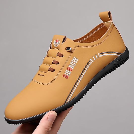 Damen Komfortable Slip-On Schuhe mit elastischer Schnürung und atmungsaktiver Obermaterialstruktur EB