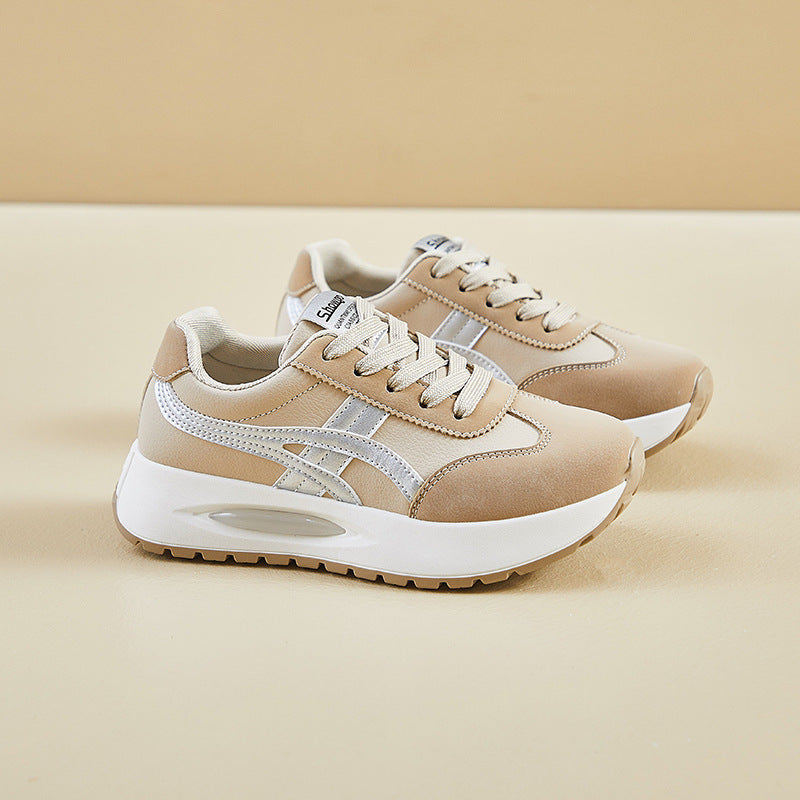Damen Sportliche Sneaker mit atmungsaktiver Oberflächenstruktur und komfortabler Dämpfung EB