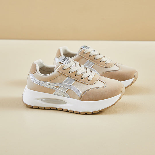 Damen Sportliche Sneaker mit atmungsaktiver Oberflächenstruktur und komfortabler Dämpfung EB