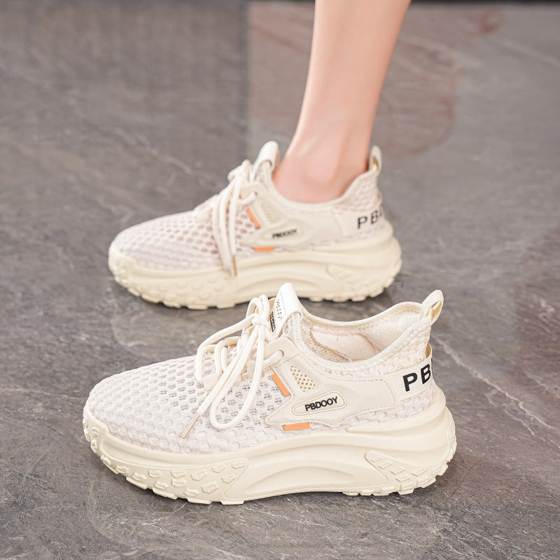 Damen Atmungsaktive Lauf-Sneaker mit flexibler Sohle und dämpfendem Material EB