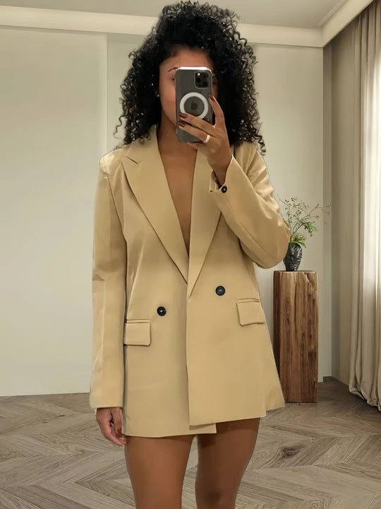 Damen Modischer Oversized Blazer EB