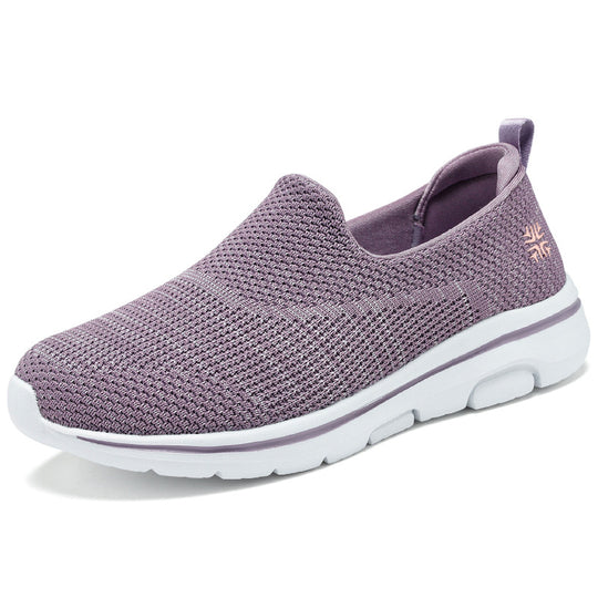 Damen Atmungsaktive Slip-On Sneakers mit elastischem Obermaterial EB