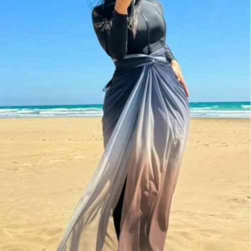 Damen eleganter Strandüberwurf EB