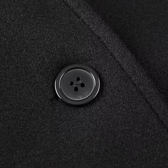 Damen Oversize Doppelreiher-Jacke mit elegantem Schalkragen und großen Knöpfen EB