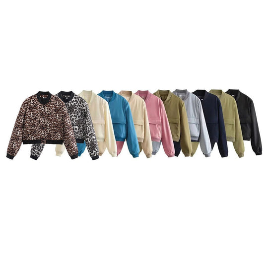 Damen modische Utility-Jacke mit praktischen Taschen und edlem Schnitt EB