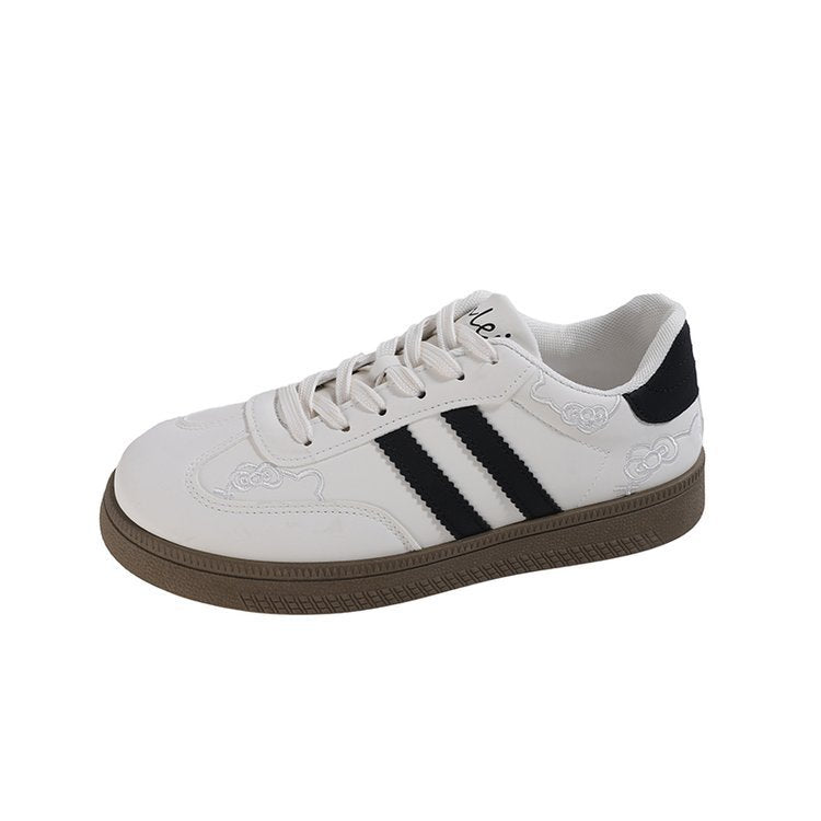 Damen Modische Sneaker mit verspielten Applikationen EB