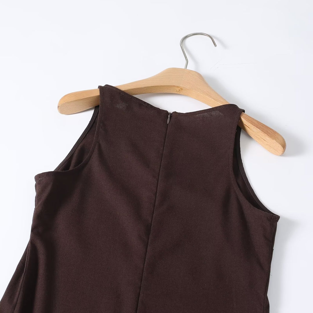 Damen Maxikleid mit elegantem Schnitt und dezentem Rückenausschnitt EB