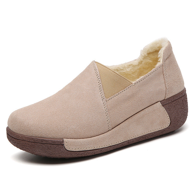 Damen Komfortable Slip-On Sneakers mit anpassungsfähiger Sohle EB