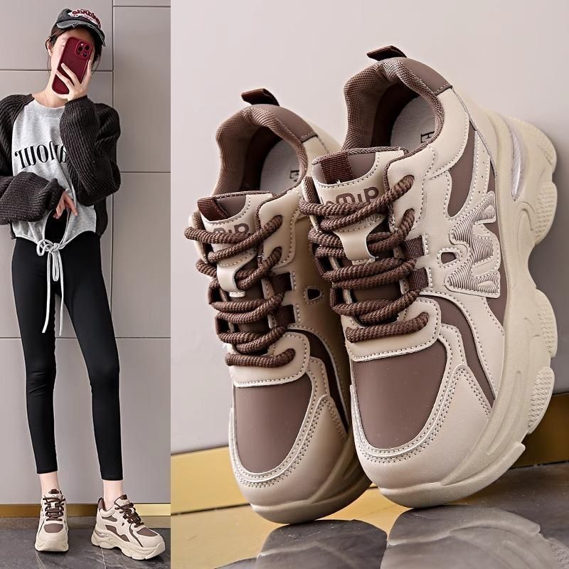 Damen Chunky Sneakers mit optimaler Dämpfung und sportlicher Oberflächenstruktur EB