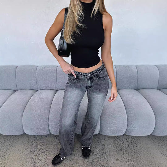 Damen figurbetontes Top EB