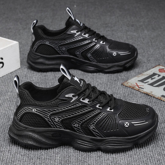 Damen Sportliche Dämpfung Sneakers mit atmungsaktiver Mesh-Oberfläche EB