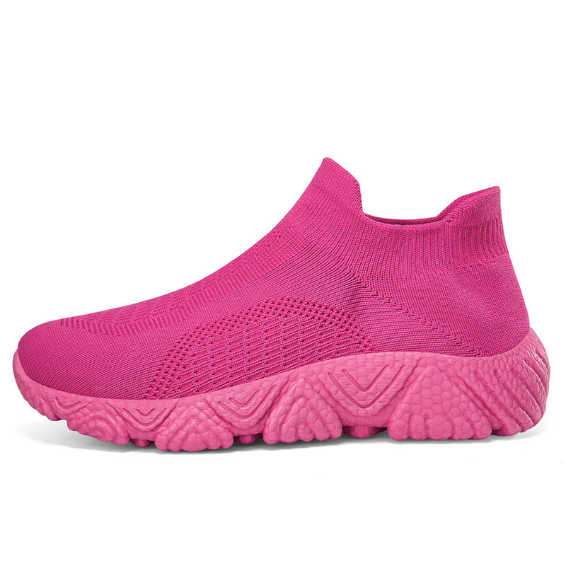 Damen High-Performance Slip-On Sneakers mit atmungsaktivem Design und flexibler Laufsohle EB