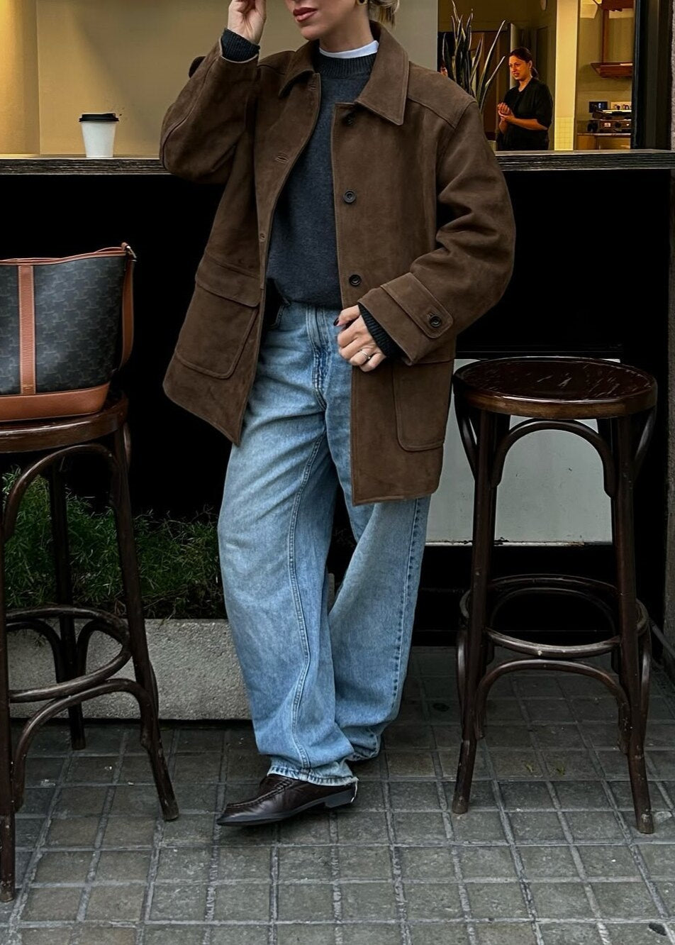 EB | Wildleder Button-Up Jacke