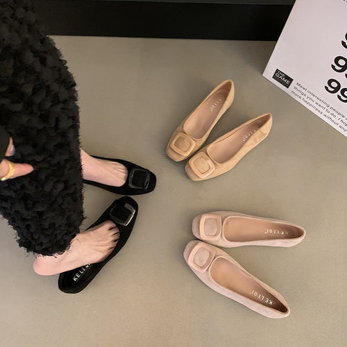 Damen elegante Ballerinas mit modischem Schleifenakzent und komfortabler Innensohle EB