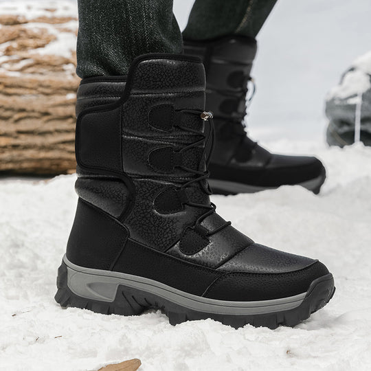 Herren Winterstiefel mit isolierender Fütterung und rutschfester Sohle EB