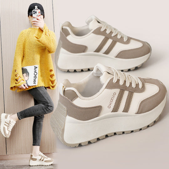 Damen Sportliche Sneakers mit dämpfendem Profil und atmungsaktiver Mesh-Oberfläche EB