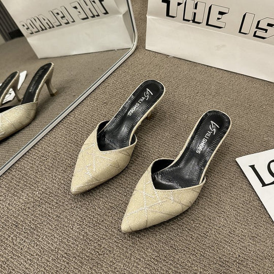 Damen elegante Slingback-Pumps mit schickem spitz zulaufendem Design EB