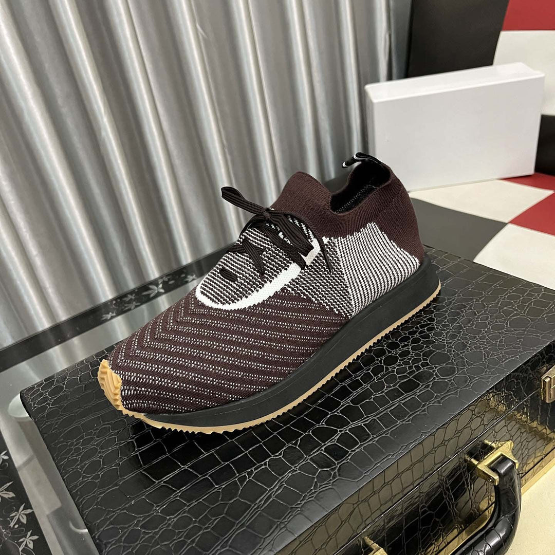 Damen Sportliche Lifestyle Sneakers mit atmungsaktiver Strickoberfläche EB