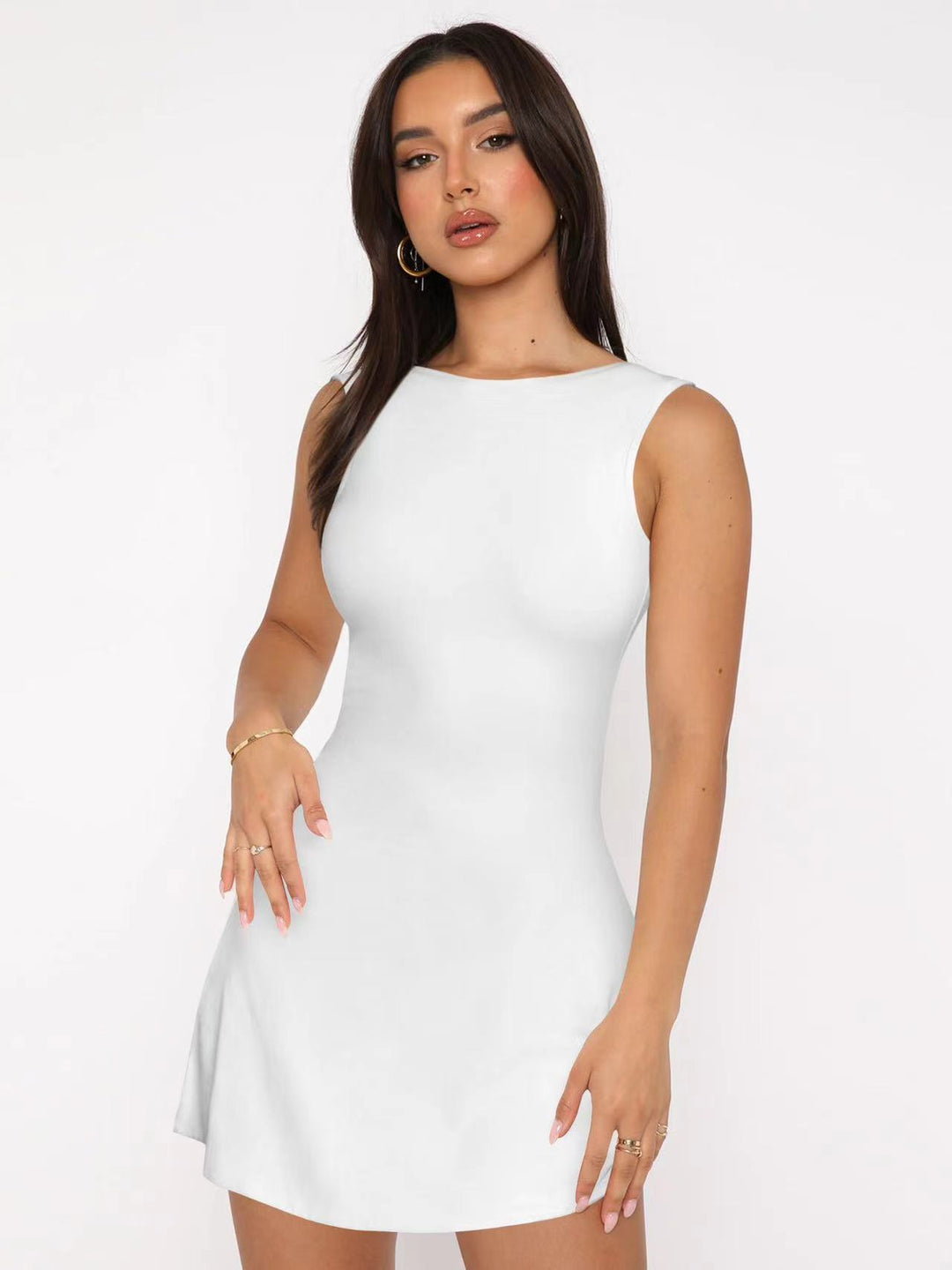 Damen Figurumspielendes Kleid mit elegantem Schnitt EB