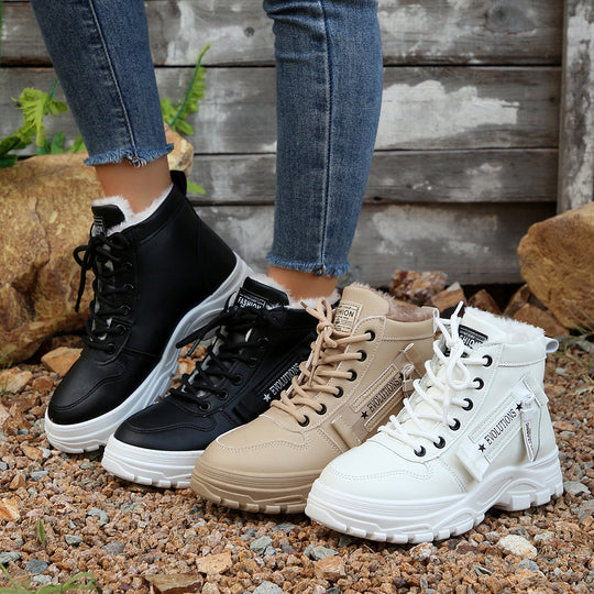 Damen Winterstiefel mit kuscheligem Innenfutter und robustem Sohlenprofil EB