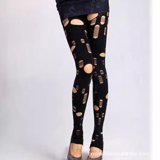 Damen High-Style Leggings mit dynamischen Cut-Outs EB