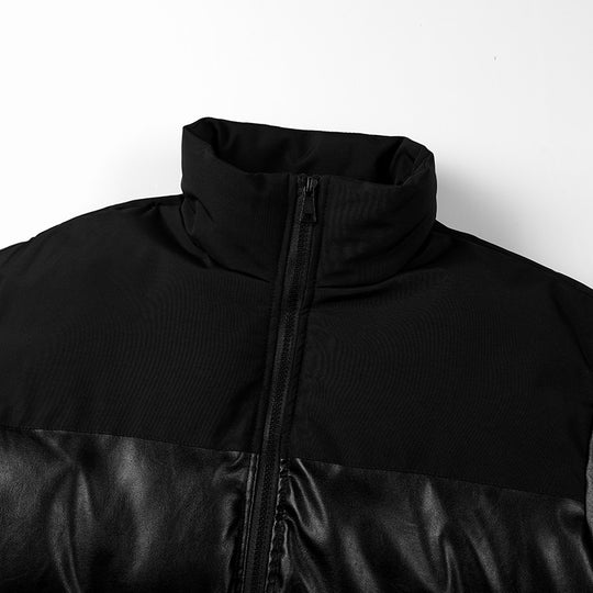 Damen isolierte Steppjacke mit hohem Kragen und elastischen Bündchen EB