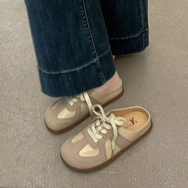 Damen Bequeme Sneaker mit modischem Halbschuh-Design EB