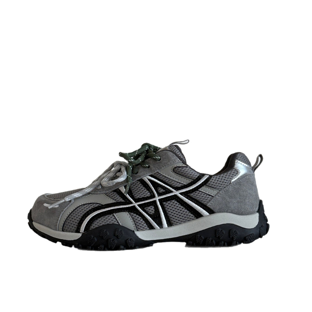Damen Sportliche Trail Sneakers mit atmungsaktiver Mesh-Oberfläche und rutschfester Sohle EB