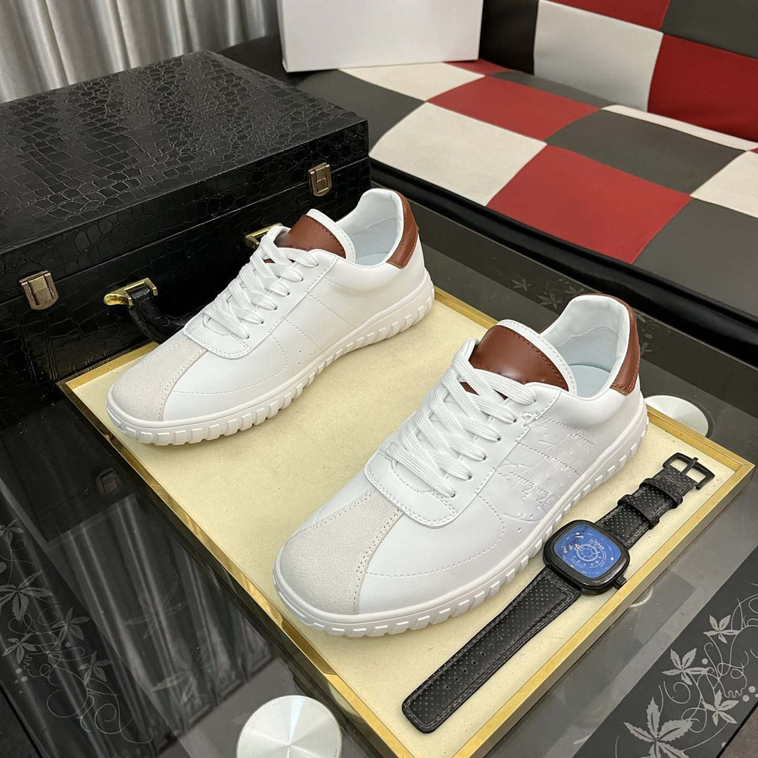 Damen Sportliche Sneaker mit stylischen Lederakzenten EB