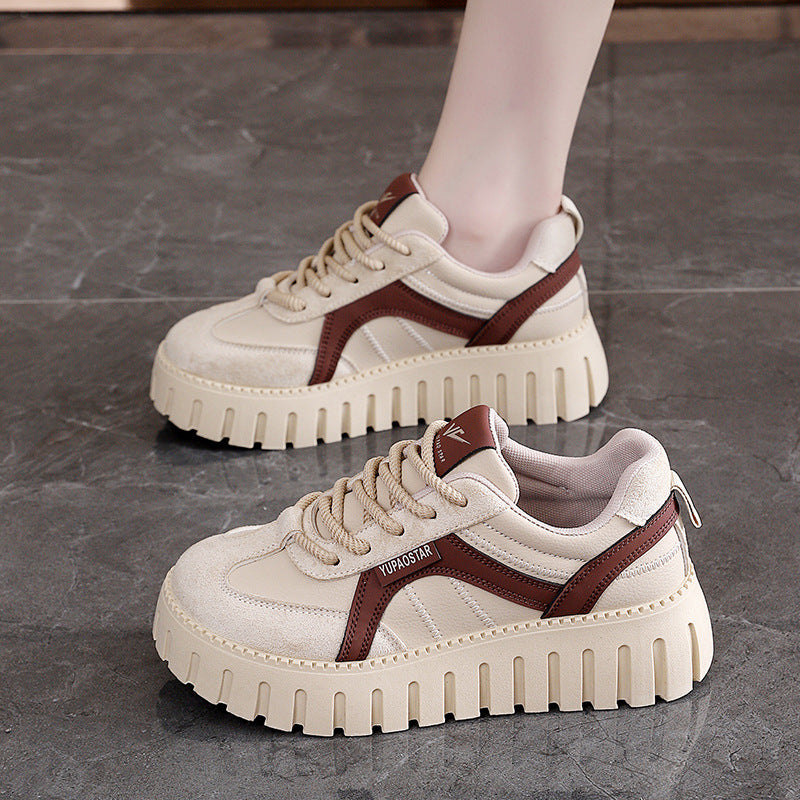 Damen Chunky Sneakers mit modischem Design und dämpfender Sohle EB