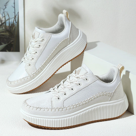 Damen Sportliche Sneakers mit komfortabler dämpfender Sohle und atmungsaktiver Obermaterialstruktur EB