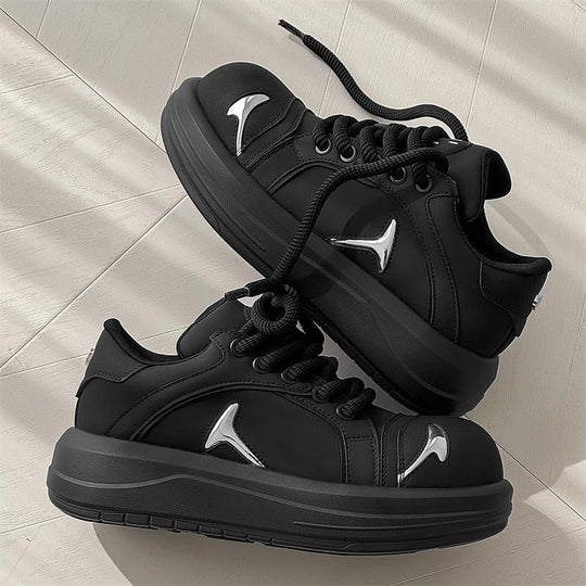 Damen sportliche Sneakers mit dämpfender Laufsohle und modernem Design EB
