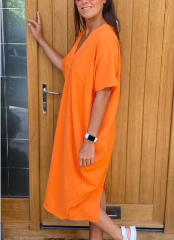 Damen Übergröße Sommerkleid EB