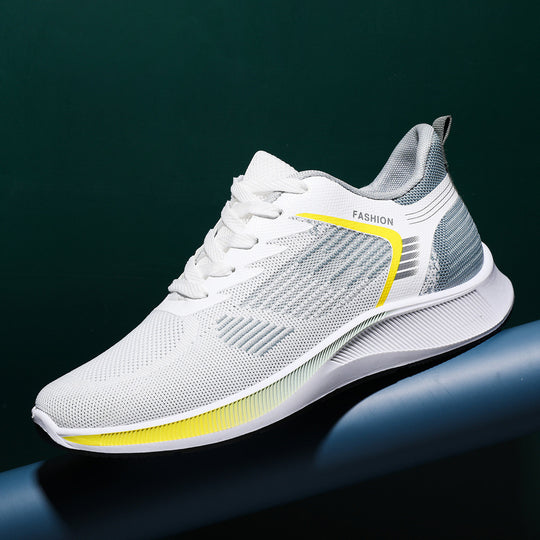Damen Sportliche Fitness-Sneaker mit atmungsaktiver Mesh-Oberfläche und flexibler Sohle EB