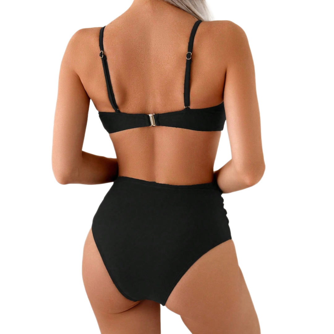 Damen Push-Up Bikini mit eleganten Details EB