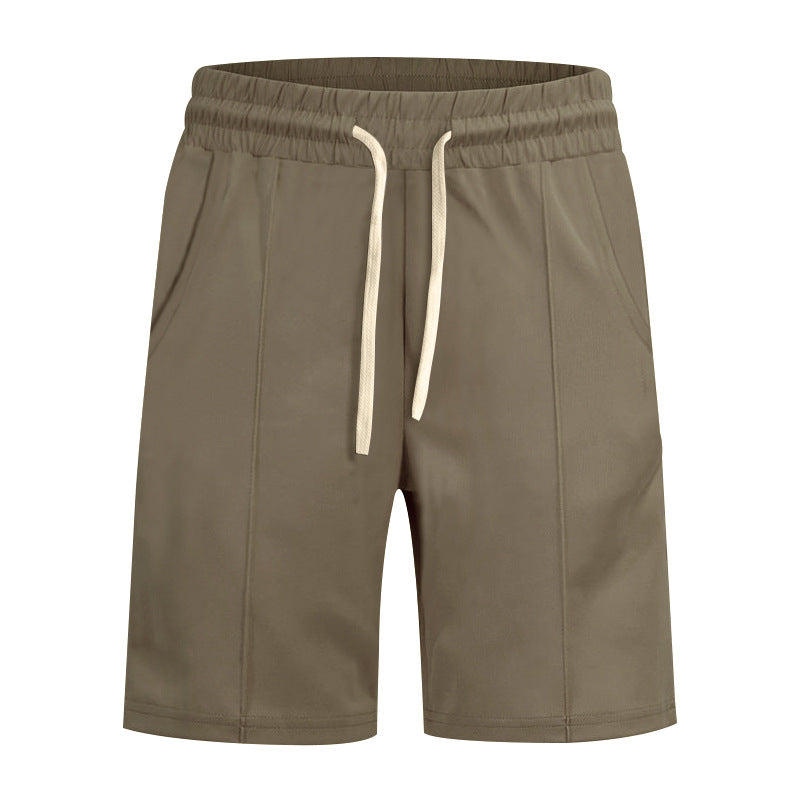 Herren nan kurze Freizeithose aus Baumwollmischung mit elastischem Bund und Kordelzug EB